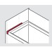 Spacer Bar for Pull Out Frames Häfele Dresscode For hinged doors dim. D 21 mm traffic white