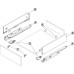 Matrix Box Slim A30 Drawer Set 30 kg 128 mm High Soft and Smooth Closing With full extension synchronised runners Length 500 mm grey