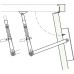 Door Closer DCL 11 EN 3 with arm Startec Power size 3 Silver coloured