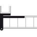 Butt Hinge Neuform Brass for Overlay Doors For door thickness 15-16 mm for side panel thickness from 14 mm polished nickel plated