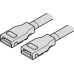Interconnecting Lead for 8 mm Loox5 LED Monochromatic Silicone Strip Lights 5 A 18 AWG Length 50 mm