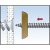 Plasterboard Dowel Fischer GKM Length 31 mm min. drill depth 35 mm for screw size Ø 4-5 mm