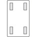 Mirror Tape Double-Sided Roll 50 m Equal adhesion on both sides Thickness: 1 mm width: 25 mm
