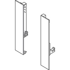 Front Bracket Set Häfele Matrix Box S For internal drawers For 199 mm height sides anthracite