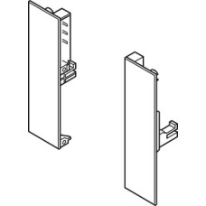 Front Bracket Set Häfele Matrix Box S For internal drawers For 135 mm height sides grey