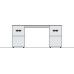 Sliding Track System End Stop 0115 RC Accuride Max. load bearing capacity 130 kg Aluminium finish