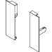 Front Bracket Set for 128 mm Internal Drawer Matrix Box Slim A Plastic Anthracite