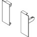 Front Brackets for 89 mm Internal Drawer Matrix Box Slim A Plastic Grey