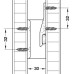 Angled Component Black Makrolon AD 30 Keku For screw fixing to substructures Mounting with hospa screws