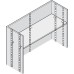 Flat Bookcase Strip Flush Fitting for Commercial Bookcases and Shelving Electro brassed