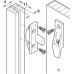 Frame Component Black Makrolon EH Keku For groove mounting and screw fixing to substructures Mounting with Hospa screws