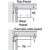Cabinet Hanger Screw Fixing Scarpi-4 Right