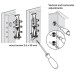 Concealed Cabinet Hanger Dowel/Screw Mounting Spider Unhanded