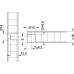 Shelf Connector Turn Faster K.D. For installation of shelves without tools Nickel plated