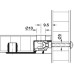 End Screw with M4 Thread and Combination Slot Pan Head Length 8 mm