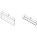 Front Panel Set for Häfele Matrix Box P and MX Under Sink Drawer Sets Length 697 mm white