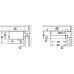 Cabinet Hanger for Screw Fixing with Three Way Adjustment Steel Tested to DIN EN 15939 Right hand - Load bearing capacity 104 kg (when 2 pcs are installed)