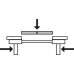 Extending Table Runners Asynchronous for Tables without Frame Installation length 740 mm