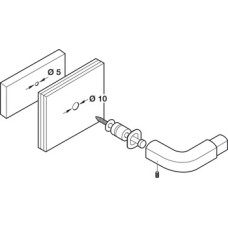 Fixing Bolts Programma Cap Range PBA For fixing grab rails into plasterboard or brick walls For plasterboard walls