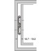 Ball Bearing Drawer Runners Single Extension Accuride 6026 Installed length 450 mm extension length 321 mm load capacity 95 kg