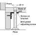 Screw on Bracket for M10 Plinth Adjusting Screw L-Shaped M10 threaded hole