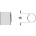 Plate for Magnet for K Push Door Catch Adhesive Galvanized steel