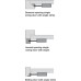 Facility Door Set Unhanded For 20-44 mm door thickness Satin anodised aluminium finish