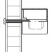 Fixed Handle Screw Mounting with M4 Internal Thread Symo 3000 for combination with rotary handles Matt nickel plated
