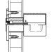 Fixed adapter handle Symo length 30 mm mass manufacture for combination with rotary handles where a uniform drilling pattern for rotary handle and fixed adapter knob is required With cover cap without rings