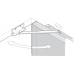 Door Holder Overhead for Inward Opening Doors Aluminium Steel and Plastic Hold-open angle 90° to 130° Silver