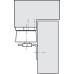 Friction Stay Surface Overhead to Prevent Door Opening Beyond 90° Steel Heavy duty for outward opening doors Zinc plated