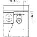 Central Locking Bar Installation Height 483-771 mm Matrix Box P For lock on one side Height units (HE) 10 installation height 643 mm
