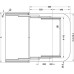 Pull-out table fitting self-supporting LUNCH For cabinet width 900 mm