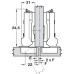 Concealed Cup Hinge 120° Standard Half Overlay/Twin Mounting Tiomos With soft close screw fixing cup 45/9.5
