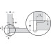 Exposed Axle Hinge Arm 270° Single Pivot Screw Fixing Aximat 300 Order hinge arm and cup separately