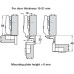 please look Semi concealed specially designed for fold back doors Screw fixing cup 15-21 mm door thickness 43/6
