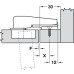 Concealed Cup Hinge 95° Nexis Blind Corner Sprung Slide on Arm Grass Soft close compatible Screw fixing cup 48/9
