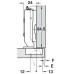 please look With soft close screw fixing cup 45/9.5 nickel plated