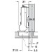 please look With soft close screw fixing cup 45/9.5
