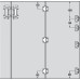 Hinge for Folding Doors 110° Frame to Panel Sprung Slide on Grass For inset or overlay folding doors For overlay doors 0 mm crank