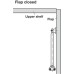 Lid Stay with Spring for Wooden Flaps Firmatop Opening angle 75° Length 250 mm chrome plated brass