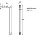 Door Co-ordinator for Outward Opening External Doors Stainless Steel Brushed