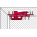 Top Centre Double Action for Floor Springs Mild Steel Geze Adjustable Standard duty lateral adjutsment 36-58 mm