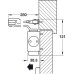 Door Closer Overhead Aluminium Body DCL 51 Startec Power size 2-5 Silver coloured lacquered