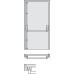 Panic Bolt Single Exit Only for Doors Max. 2400 x 1220 mm (HxW) Startec Suits either hand Satin stainless steel