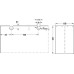 Fitting Set for Sliding Glass Interior Doors Hawa-Junior 80/GL Top hung system For 1 door