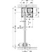 Fitting Set for Sliding Glass Interior Doors Hawa-Porta 100 GW Top hung system For 1 door