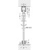 Fitting Set for Sliding Glass Interior Doors Hawa-Junior 80/GS Top hung system For 1 door