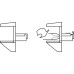 Shelf Support Plug in for 6 8 and 10 mm Thickness and Ø 5 mm Hole For glass shelves Nickel plated