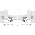 Concealed Drawer Runners Full Extension Load Capacity 30 kg Matrix Box Slim A With self closing and soft closing mechanisms drawer length 270 mm cabinet depth 288 mm extension length 258 mm